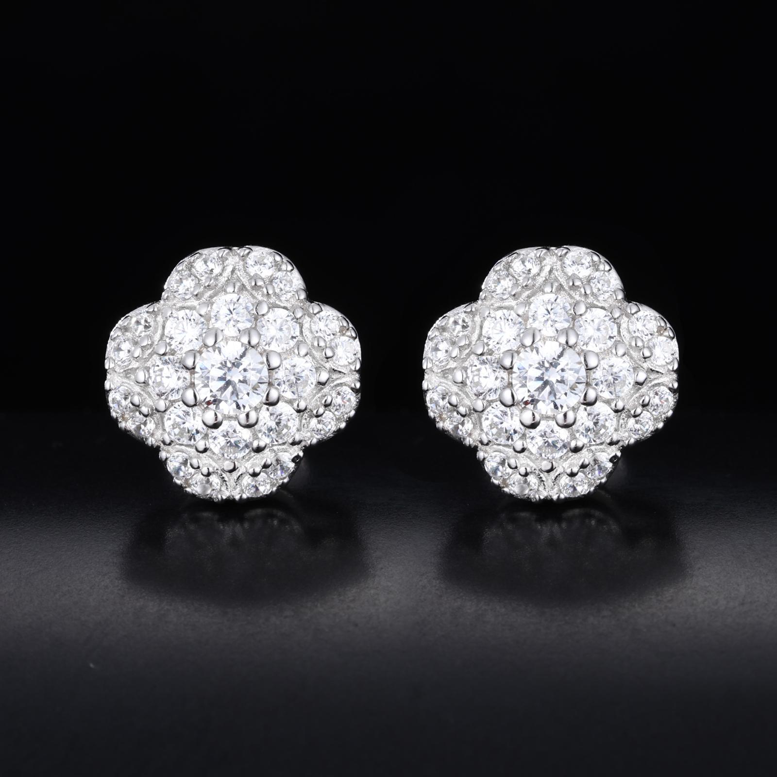 【#E600】Starry Ear Nails UCCIYO Lab-Created Moissanite Earrings For Women S925 Sterling Silver Stud Earring Men Hip Hop Jewelry Couple Gift