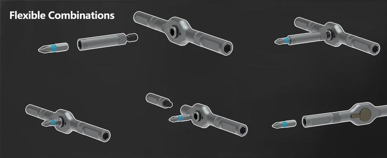 SEESE Ratchet Magetic Screwdriver Set: S2 Steel Precision Screwdriver Set - Removable Self Assembly Screwdriver Kit for Furniture Assembly and Repair - Gift for DIYer，Excellent Gift for New Year