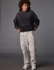 RSQ Mens Baggy Camo Print 5 Pocket Pants