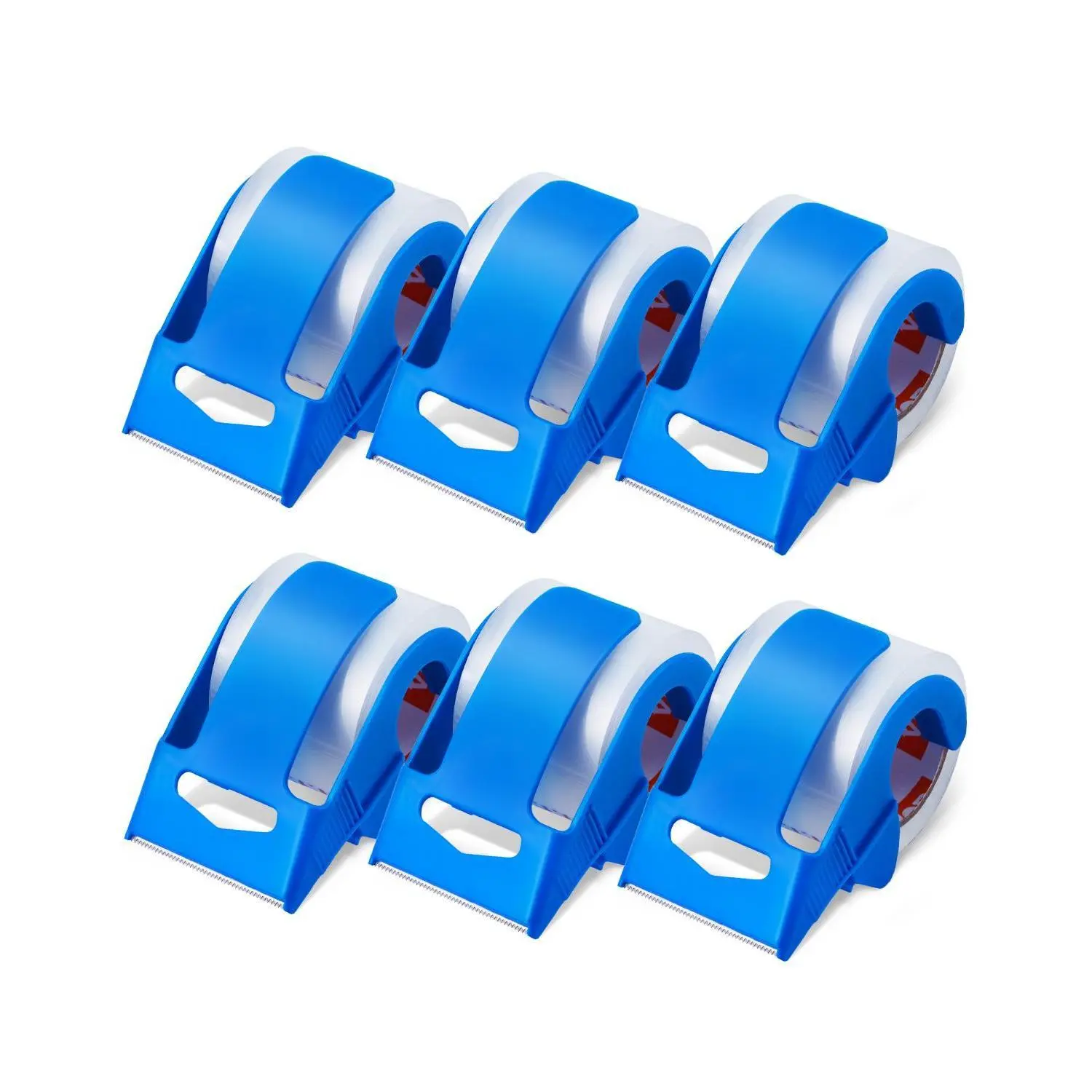 【summerfinds】VEVOR Clear Packing Tape, 1.5 inches Core, 6 Rolls 1.88 Inches x 25 Yards Packing Tape with Dispenser, 2.7 Mil Heavy Duty Packaging Tape Designed for Moving, Storage and Packing, Shipping and Mailing