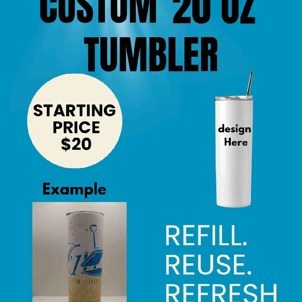 Custom 20oz Tumbler Set