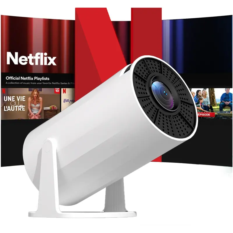 XBJ Diamond Projector 24/5G WiFi 360 Degree HD LED Multifunctional Projector with Built-in Speaker for Home Cinema Outdoor Use and 4K Decoding Ideal Holiday Gift 1