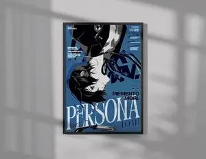 Persona 3 Reload Printed Poster – Anime Gaming Wall Art - Gekkoukan High Manga Decor - Unframed High-Definition Art Print - Geeky Gift for Persona Fans