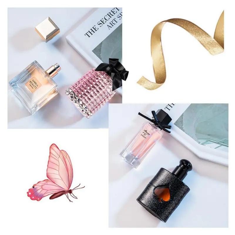 Perfume Gift Set For Women, 4 Pcs Perfume Set Valentine Gift for Her, Long-Lasting Fresh Floral Aromatic Fragrance, Ladies Perfume Set For Dating, Birthday, Gift To Girlfriend, Eau de Parfum For Women
