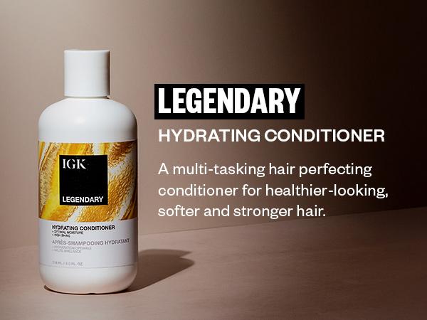 IGK GLOSSY GIRL BUNDLE | Expensive Amla Oil + Mistress Hydrating Hair Balm + Legendary Shampoo + Legendary Conditioner | Vegan | 741ml | 25 oz