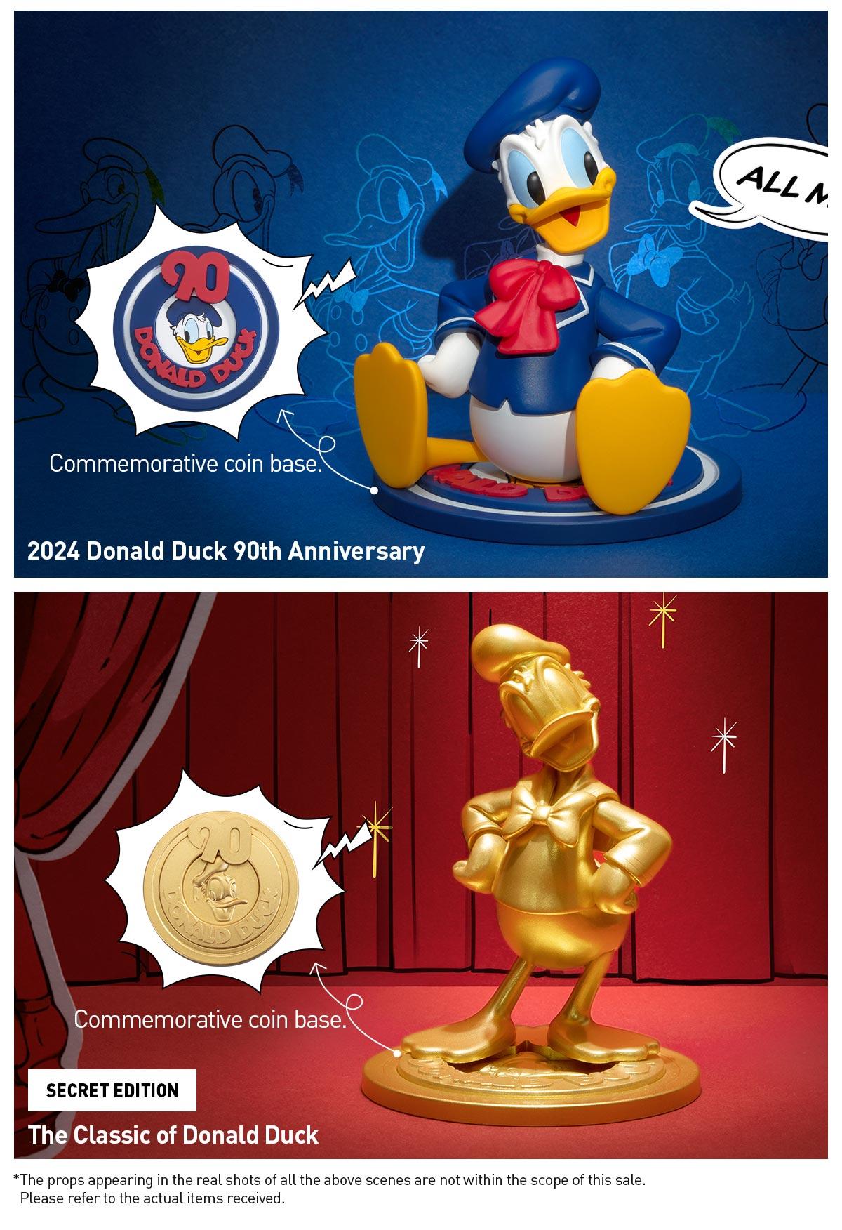 POP MART Disney Donald Duck 90th Anniversary Series Figures, Blind Box