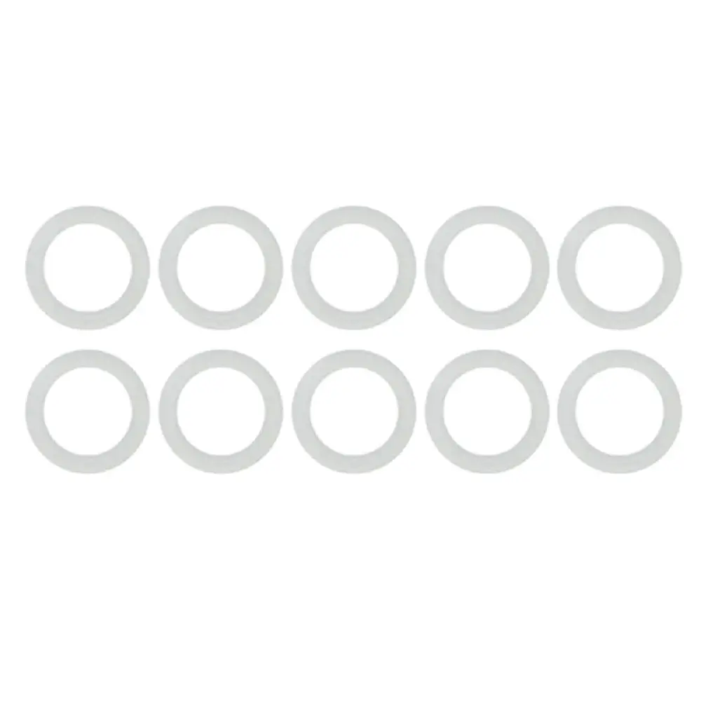 Pack of 10 Clear Silicone Body Jewelry O-Rings