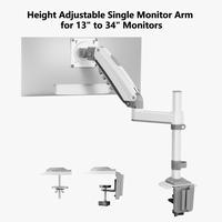 Stackable-[Single Arm]-[White]-[13-34'']-19.8lbs