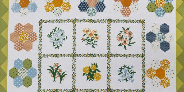 Potager Fabric Collection - Hens and Chicks in Flannel