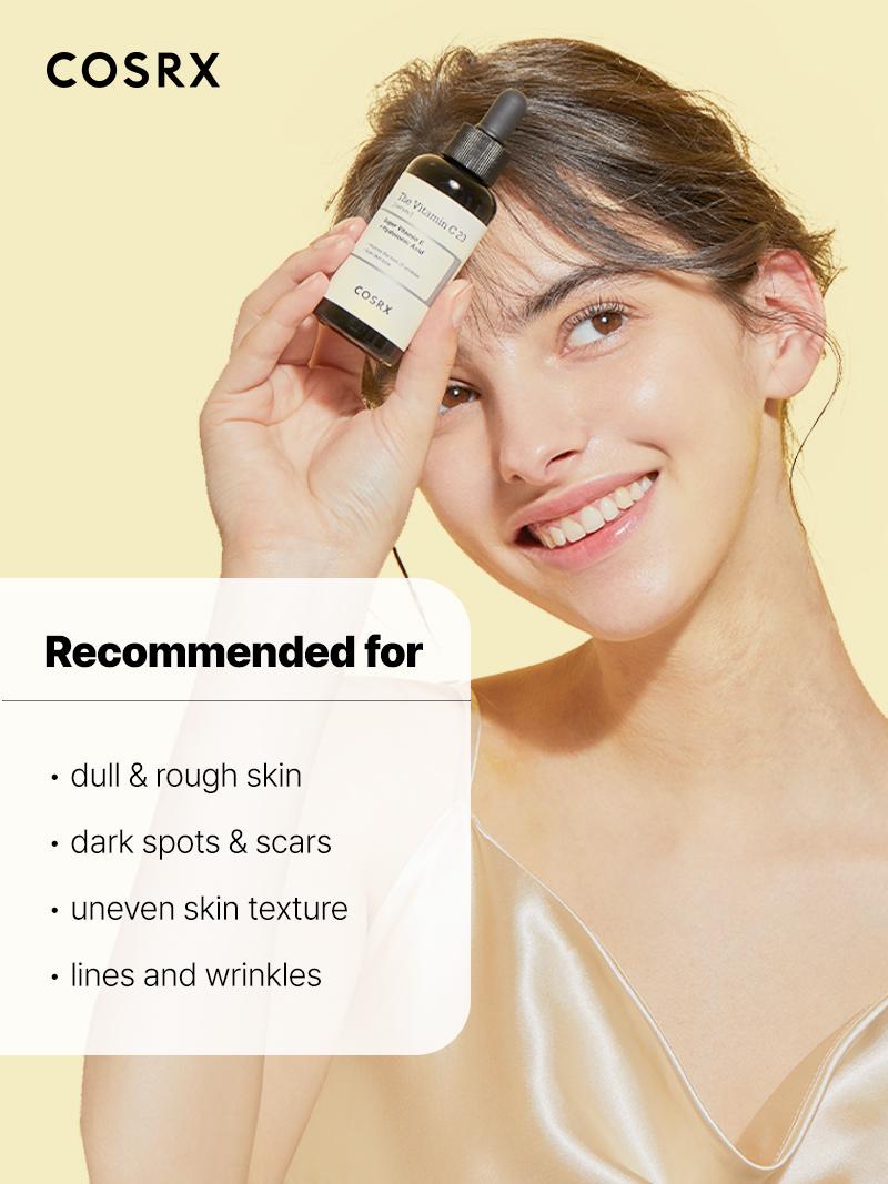 [COSRX Official] The Vitamin C 23 Serum (20ml) | HIGHLY-CONCETRATED & STABILIZED PURE VITAMIN C, KOREAN SKINCARE, Age Spot Brightening Hyaluronic Acid