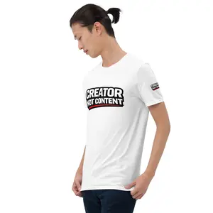 Creator Not Content T-Shirt | Content Creator Shirt | Influencer & YouTuber Tee | Creator Economy Apparel
