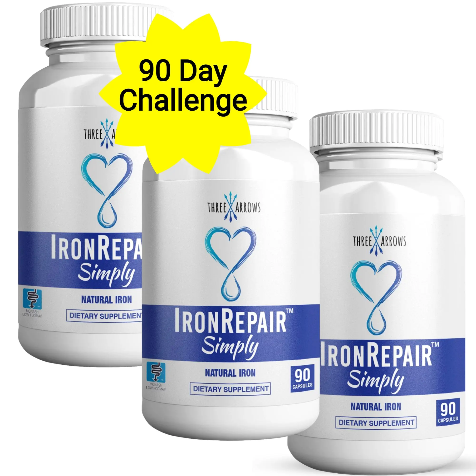 Iron Repair SIMPLY 90 Day Challenge - 3 Bottle Bundle Pack