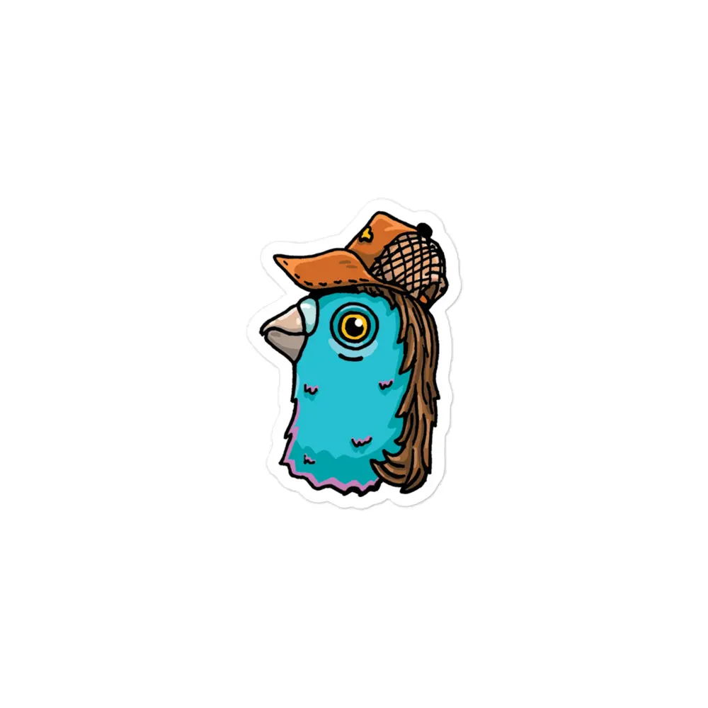 Mullet Pigeon Sticker