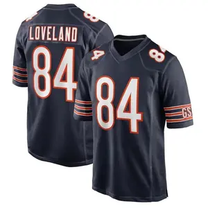 Unisex Football Playoff Loveland Bears Draft First Round Pick Game Jersey - Navy