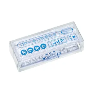 King Jim Kori Jirushi Transparent Ice Stamp - Long Size Neon