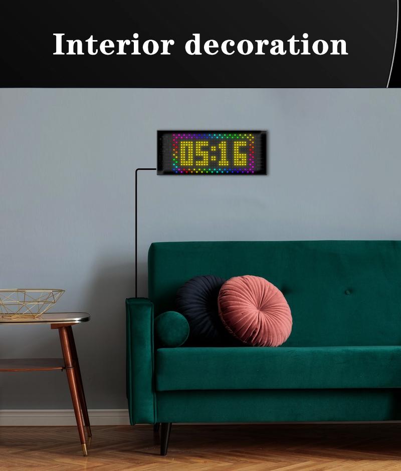 LED Sign for Car Windshield 7x3in Devil Eyes Lights USB Powered Bluetooth App Remote Control Dynamic RGB Flexible Display Panel for Motorcycle Taxi