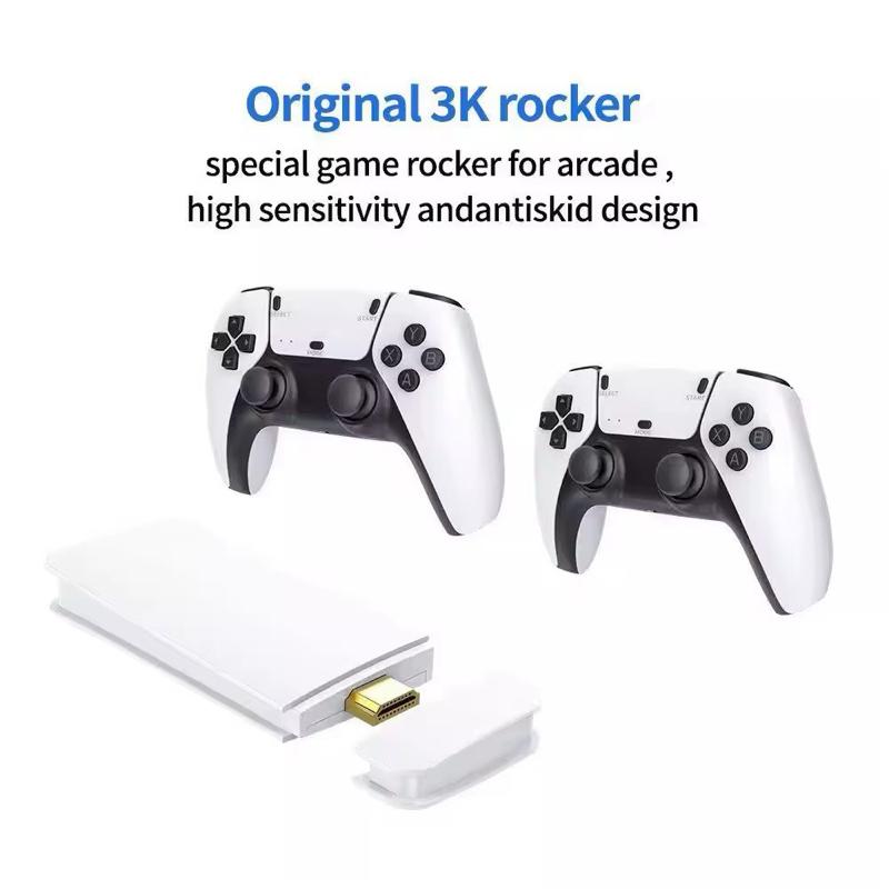 4K TV Game Stick M15 Video Game Console with 40000+ Games 64GB Handheld Player Wireless Controller Retro Gamepad 23 Classic Emulators