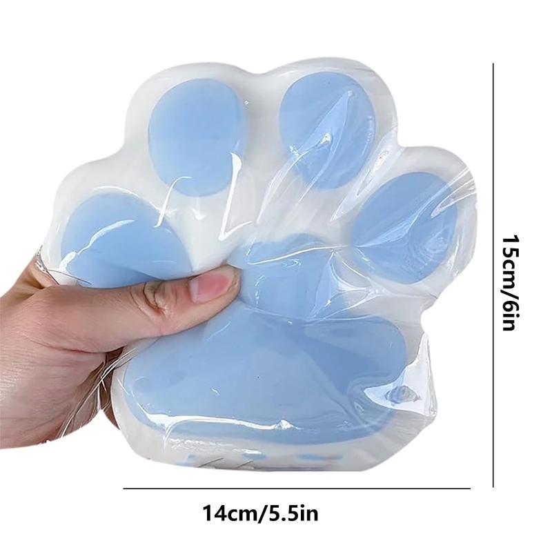 2026 New Taba Squishy Handmade Big Taba Squishy Cat Paw Silicone Squeeze Toys for Stress Relief 6" X-Large Size Cat Paw Giant Paw Squishy Fidget Toys for Anxiety&Relaxation|Desk Accessory for Adults