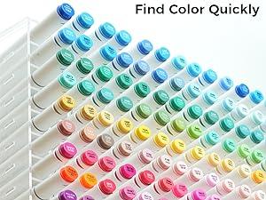 Ohuhu Alcohol Based Markers: Chisel & Fine - 120-color - Double Tipped Art Marker Set for Artist Designer Adults Coloring Illustration - AP Certificated - Refillable - Chisel and Fine Dual Tips - Oahu Series of Ohuhuart