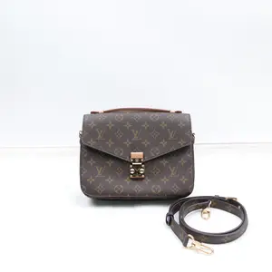 Pre-owned Canvas Shoulder Bags Louis Vuitton Metis Monogram Coated Shoulder Bag T10350827