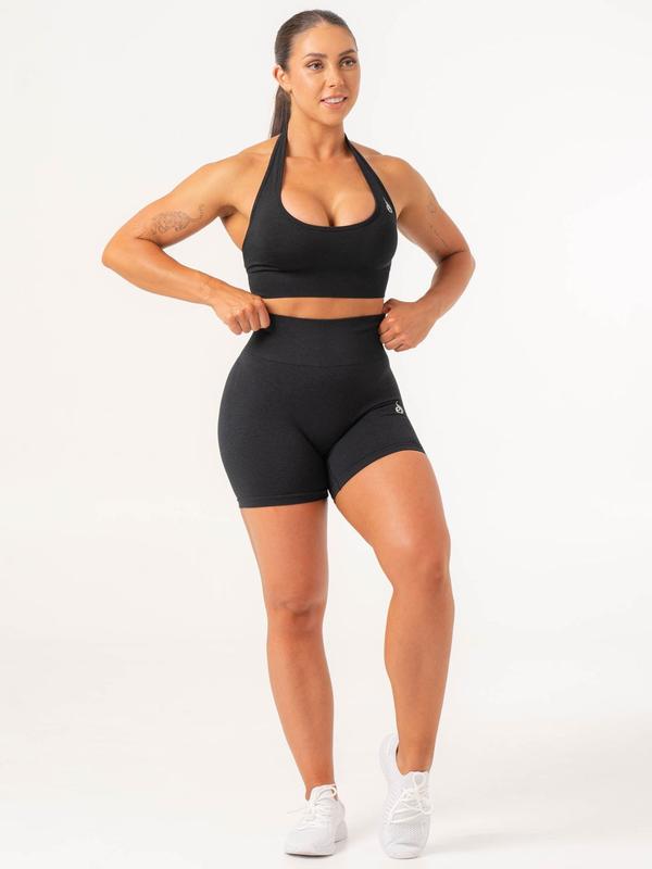 RYDERWEAR Contour Seamless Shorts – Butt Lift Scrunch Sculpting, Tummy Control, Soft Stretch Gym Running Yoga Activewear