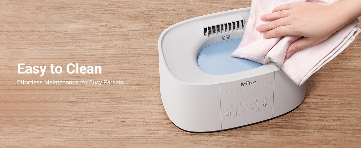 Bear Bottle Sterilizer and Dryer, 2 Layers Large Electric Steam Baby Bottle Sterilizer, Fast Bottle Sanitizer and Dryer for All Bottles & Accessories, Time-Saving Design