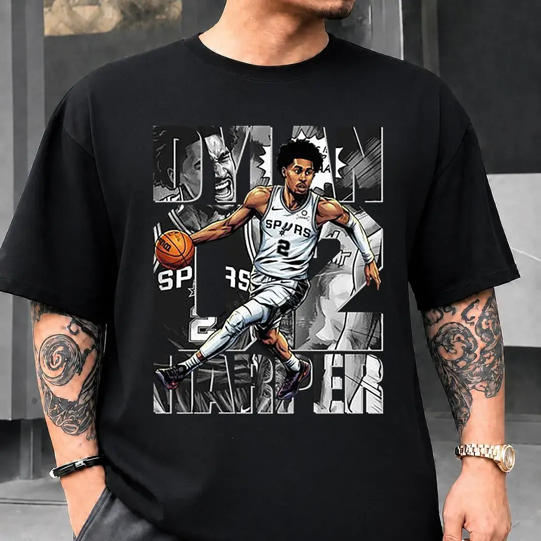 Dylan Harper Comic Graphic T-Shirt in Soft Ring-Spun Cotton | Unisex Casual Crew Neck Fan Apparel, Sizes S, M, L, Tops, Garment