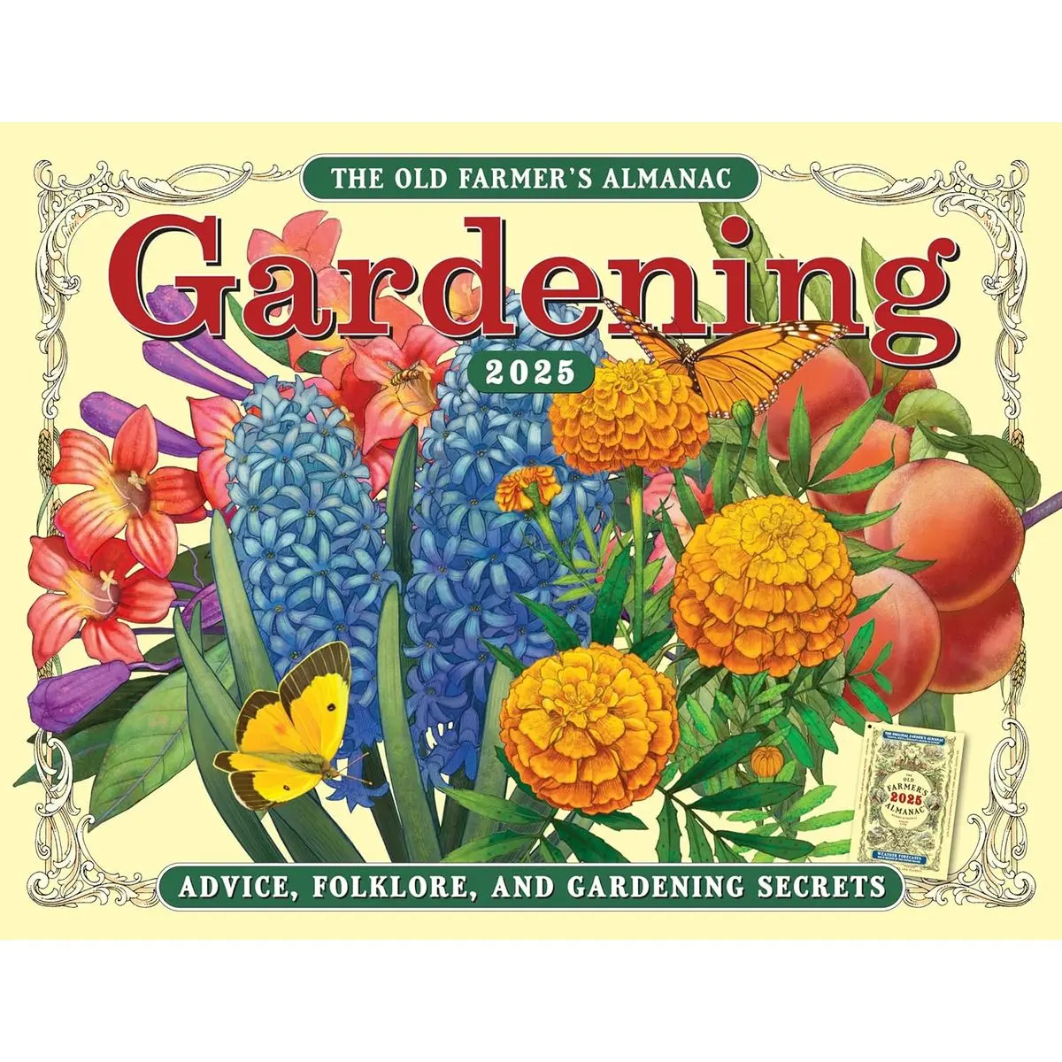 The 2025 Old Farmer's Almanac Gardening Wall Calendar Paperback – Wall Calendar, July 30, 2024
