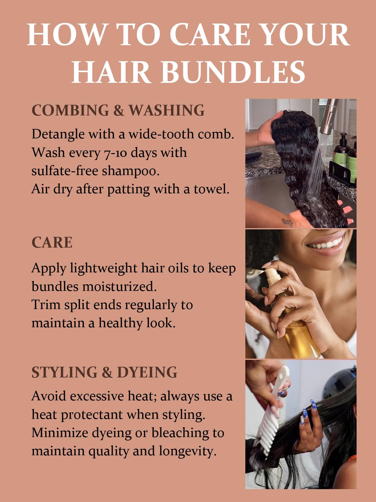 [Wequeen] Water Wave Hair Bundles 12-28 Inch Budget Friendly 10A Grade Brazilian 100% Human Hair Wet Look Quick Weave Sew in/Glue in Free Perm Rods