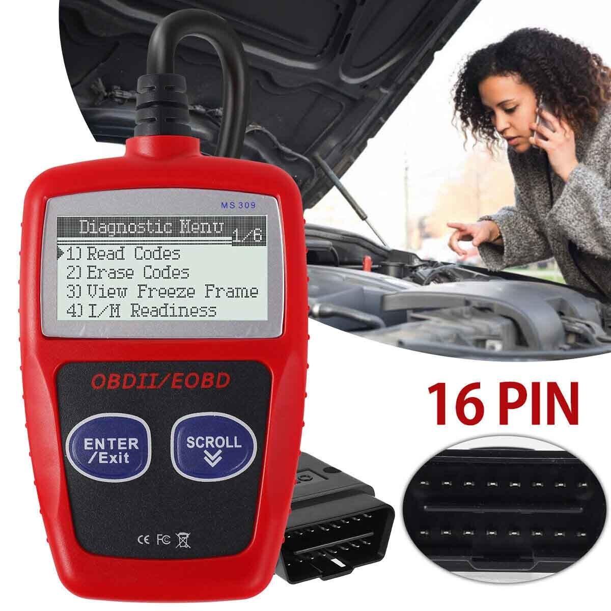 OBD Car Scanner,, MS309 Code Reader OBD2 Scanner Car Inspection Engine Troubleshooting Tool