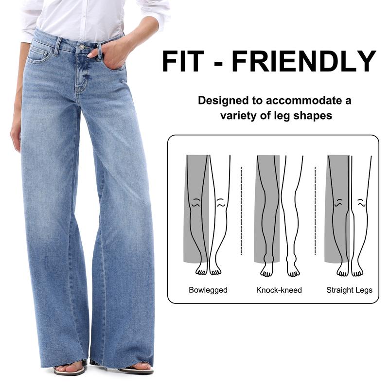 ONESO Mid-Waisted High Stretchy BBL Wide Leg Baggy All Season Jeans Tummy Control Holiday Party Distressed Denim Pants Woman Bottom Comfortable Denim Jeans OSW8019 Plus Size Regular Size #Jumpstartsale ONESO Mid-Waisted High Stretchy BBL Wide Leg Baggy All Season Jeans Tummy Control Holiday Party Distressed Denim Pants Woman Bottom Comfortable Denim Jeans OSW8019 Plus Size Regular Size #Jumpstartsale