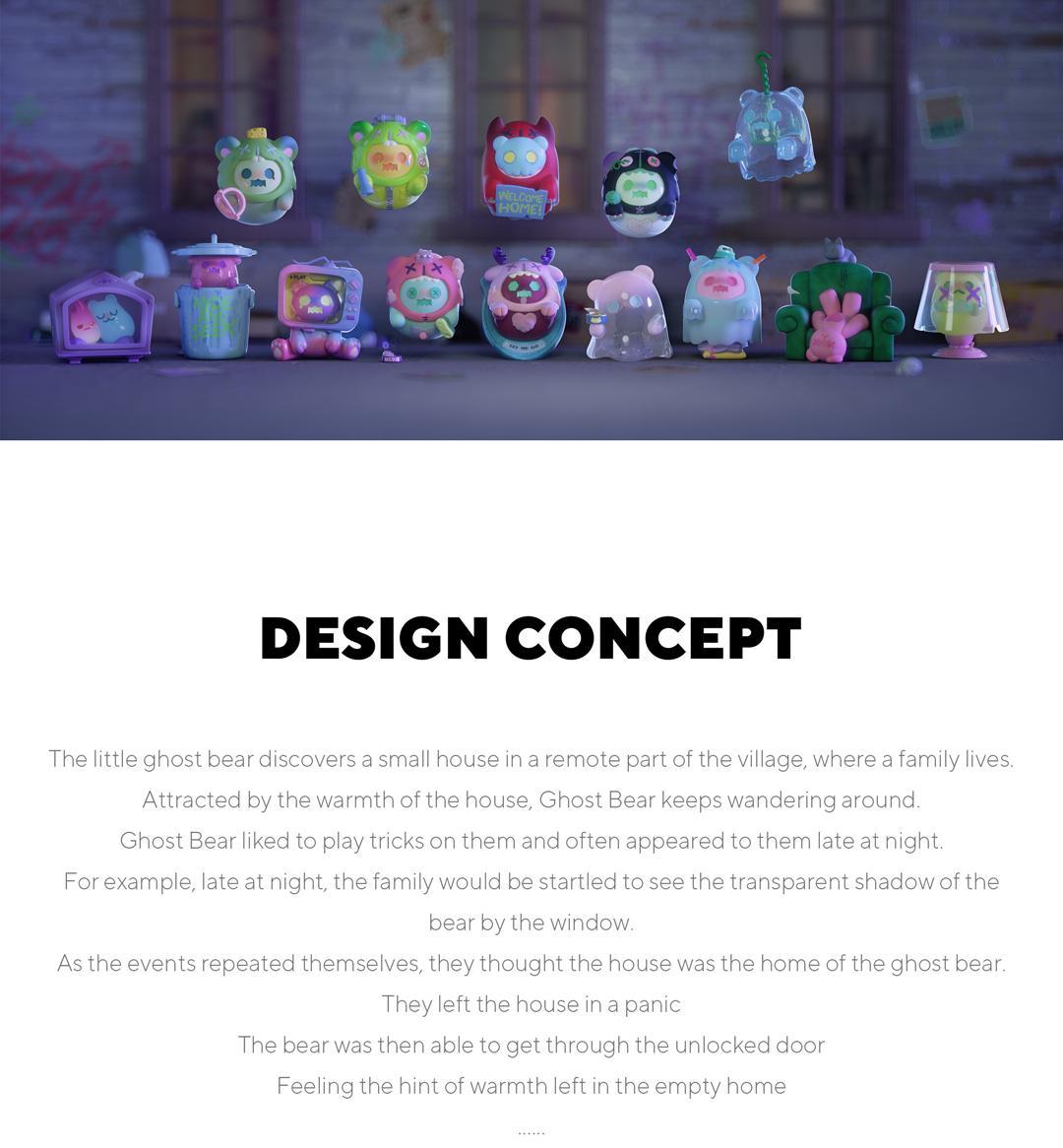 [FINDING UNICORN] 【Live Unboxing】ShinWoo Ghost Bear House Series Blind Box Cute Figures Desktop Ornament Collectible Toys Birthday Gifts HPK7ACZTKA