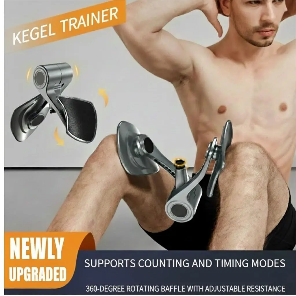 Leg Exercise and Training Equipment with Kegel Exercises Smart Timer Counter Functions Brand New Upgraded Version for Versatile Training