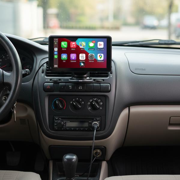 OmniCarPlay Universal Car Screen Upgrade with Wireless Apple CarPlay & Android Auto for Music Maps & Hands-Free Calls