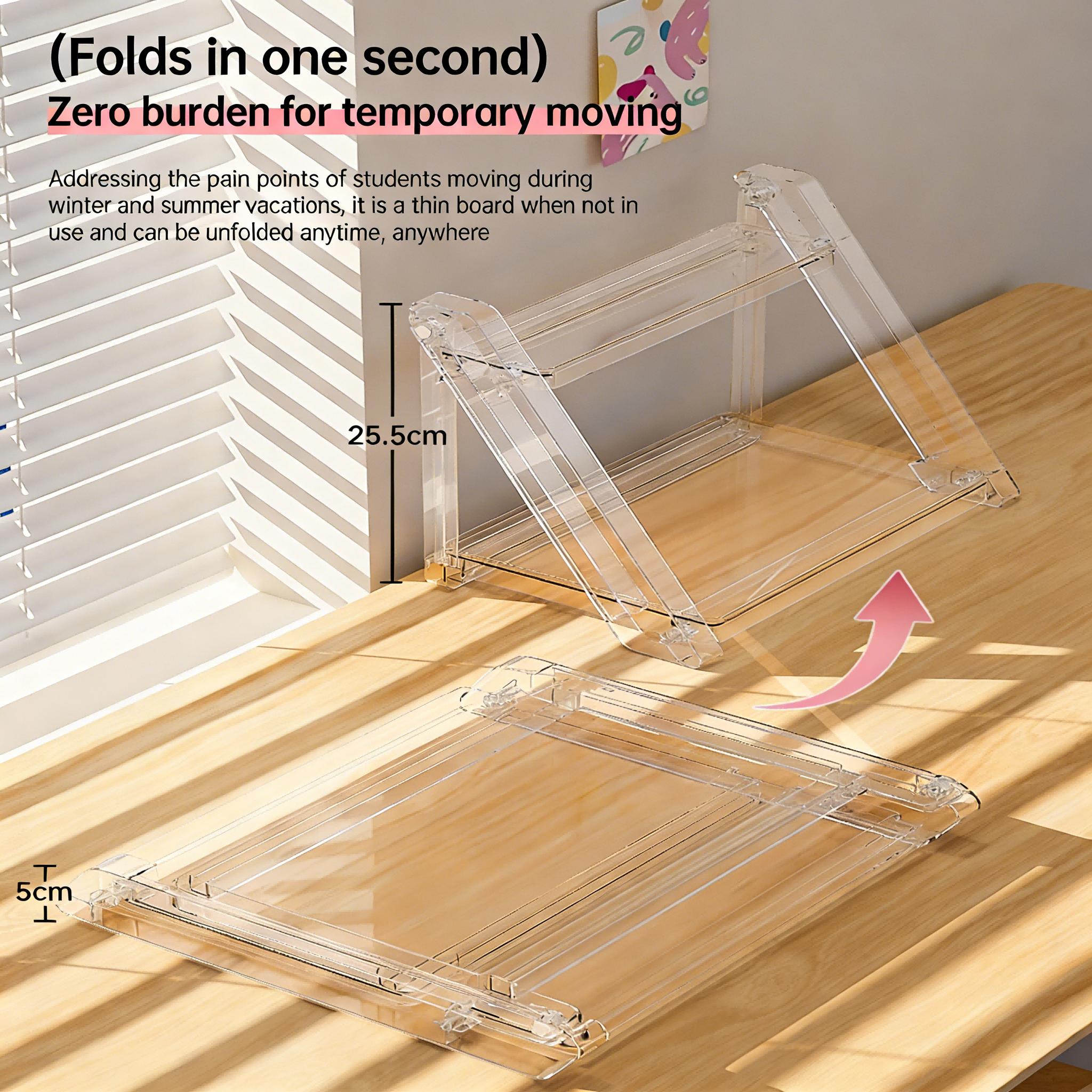 UFORU Folding Desktop Storage Rack,Easy Fold Desktop Storage Stand – Perfect for Stationery & Small Items,No Assembly Foldable Desktop Rack – Keep Your Desk Clean & Tidy, Must-Have Desk Organizer! Foldable Storage Shelf for Home & Office UFORU Folding Desktop Storage Rack,Easy Fold Desktop Storage Stand – Perfect for Stationery & Small Items,No Assembly Foldable Desktop Rack – Keep Your Desk Clean & Tidy, Must-Have Desk Organizer! Foldable Storage Shelf for Home & Office