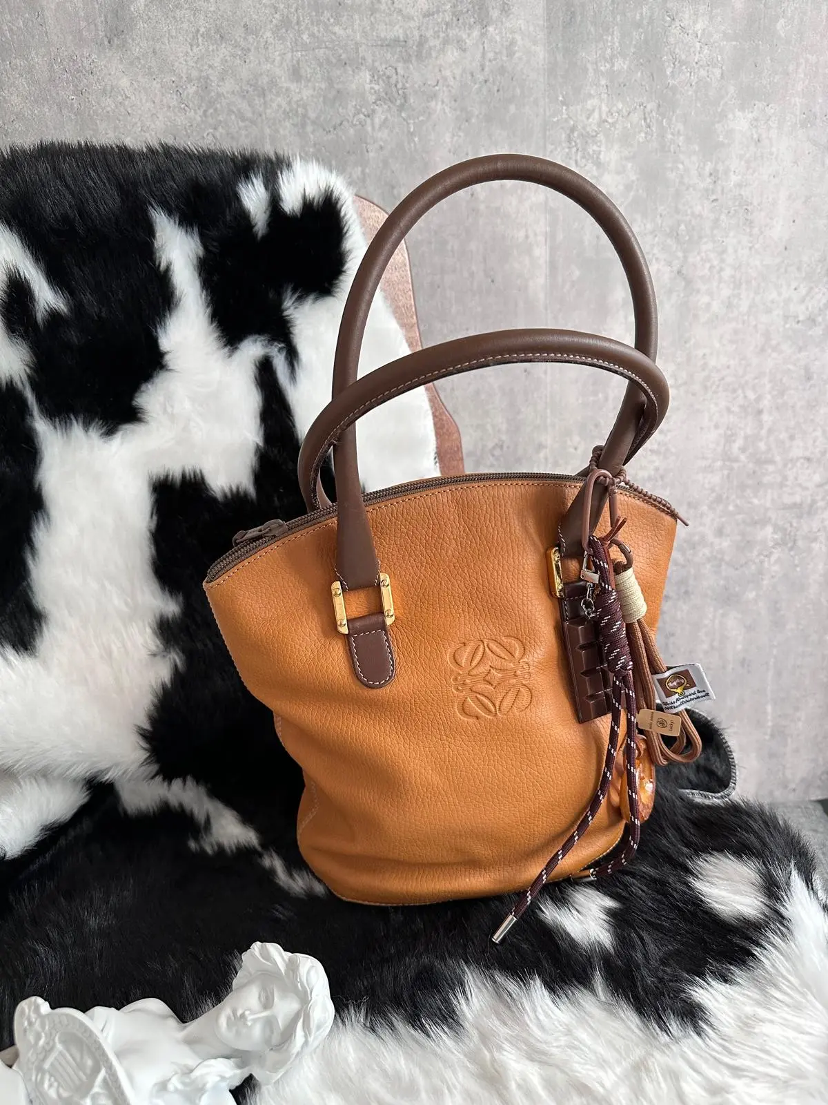 Pre-owned Loewe an shown Shoulder Bags / Handbag Lambskin