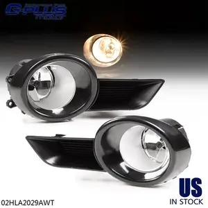 Front Bumper Fog Lights Lamps w/ H11 Bulbs Fit For 2008-2010 Toyota Highlander
