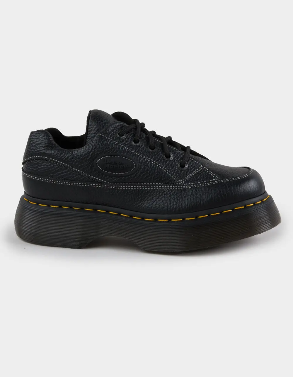 DR. MARTENS Buzz 5-Eye Womens Milled Nappa Leather Shoes DR. MARTENS Buzz 5-Eye Womens Milled Nappa Leather Shoes