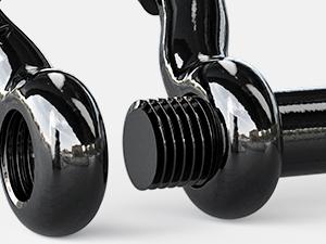 Nilight 2 Pack 3/4" D-Ring Shackle 4.75 Ton (9500 Lbs) Capacity with 7/8" Pin Heavy Duty Off Road Recovery Shackle with Isolators & Washer Kit for Jeep Truck Vehicle , Black Tree Savers Tow Strap Tow Hook Trailers Snatch Blocks Car Accessories