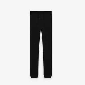 Men's Sweatpants Street Style Limo Black Joggers Oversized Fit Cuffed Design for Effortless Urban Look ESSENTIALS