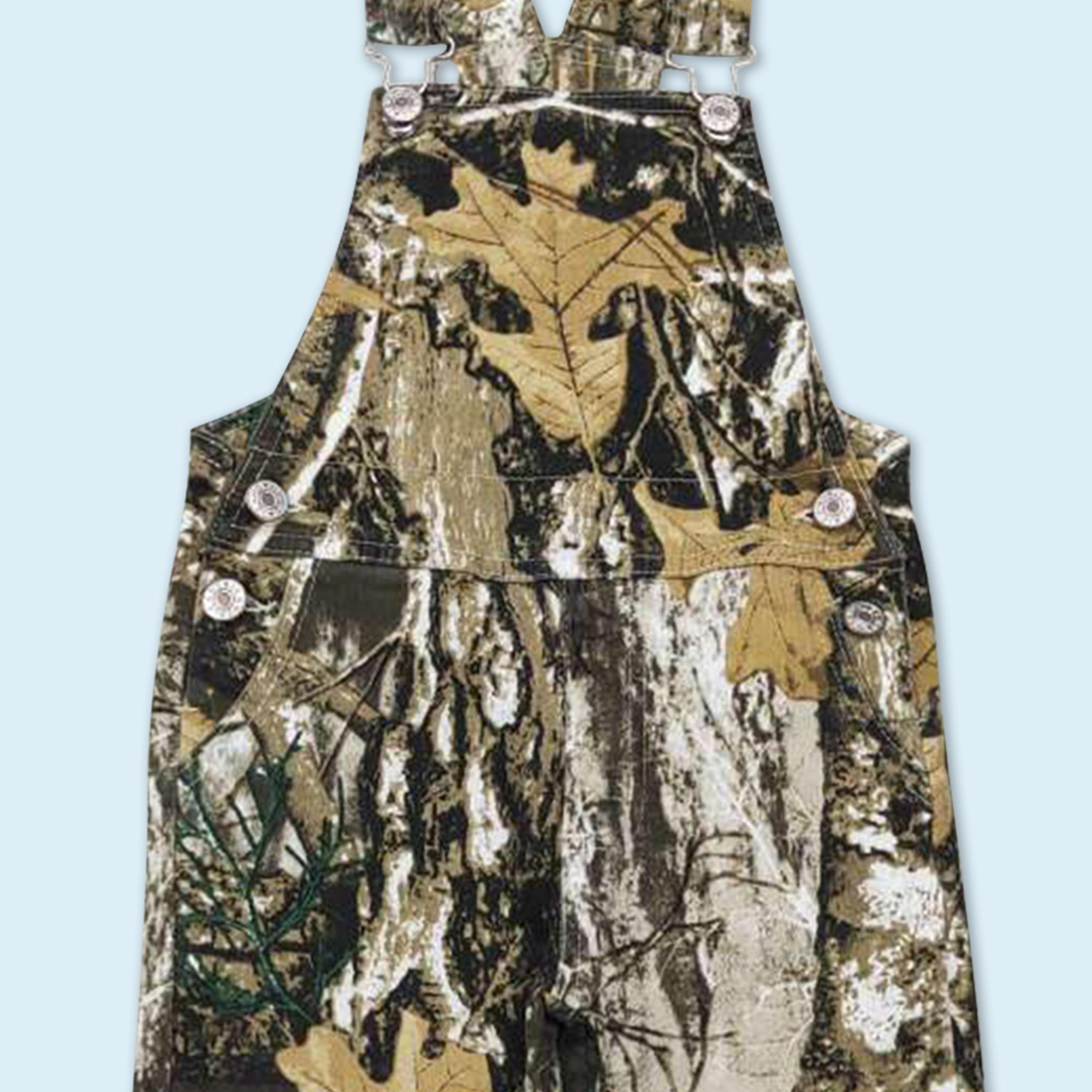 Hunting season kids boy camouflage jeans overall