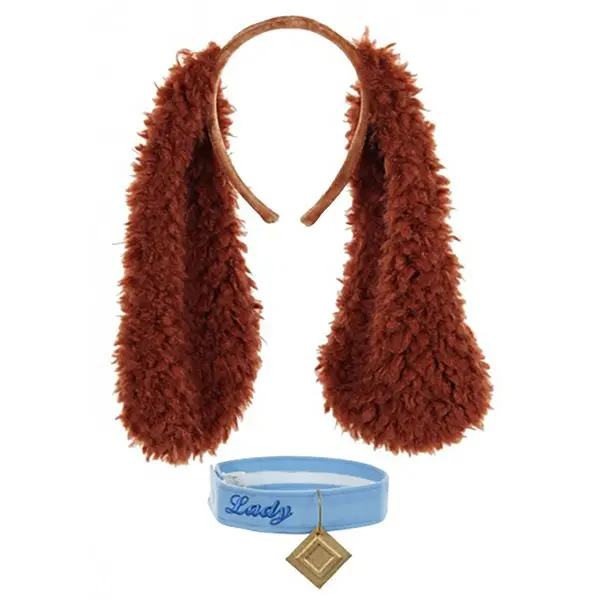 Disney Lady & the Tramp Lady Ears Headband & Collar Kit