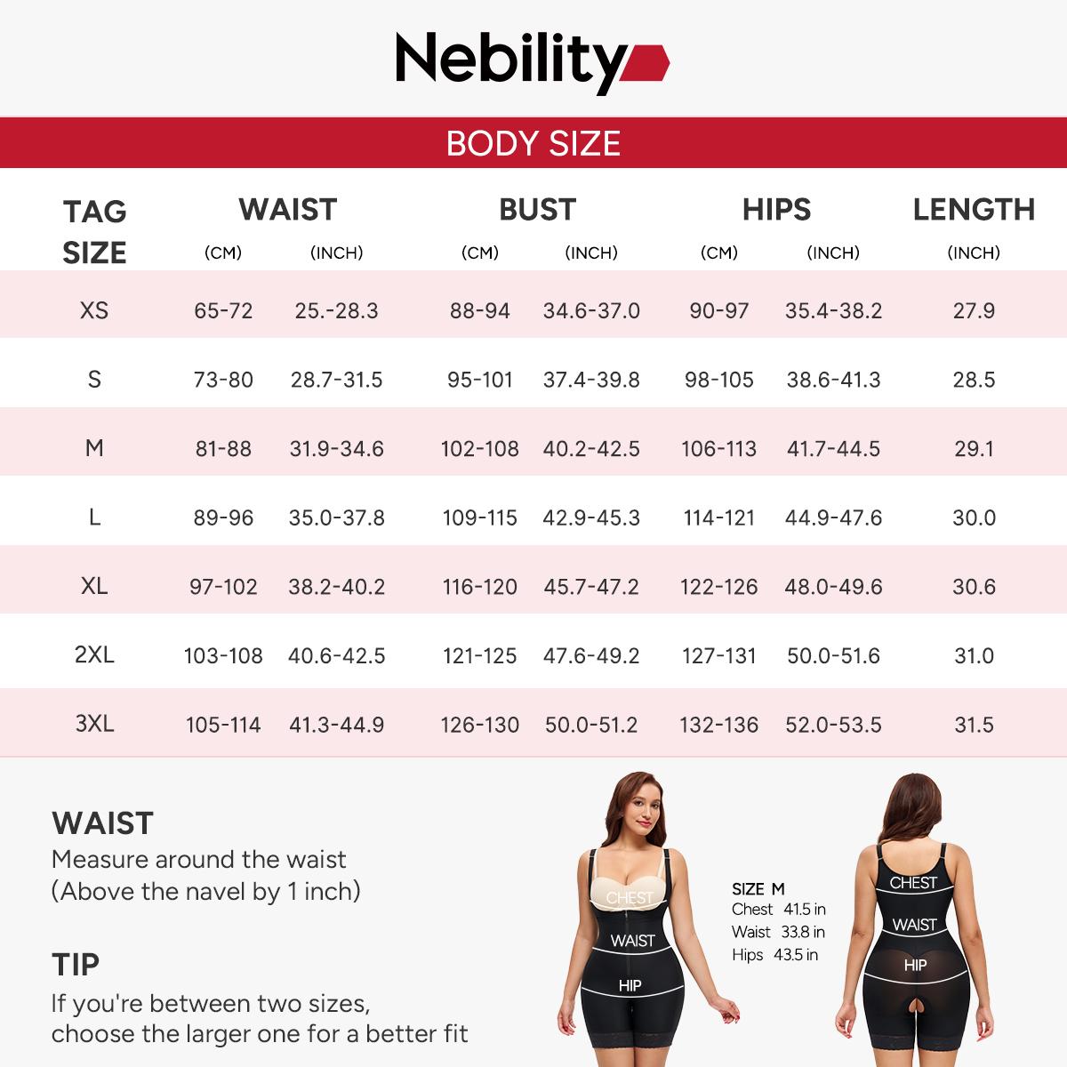 【LIVE】Nebility Women's High Waisted Lace Shapewear Bodysuit Tummy Control Postpartum Support Butt Lifter for Snatched Waist Basic Compression Black