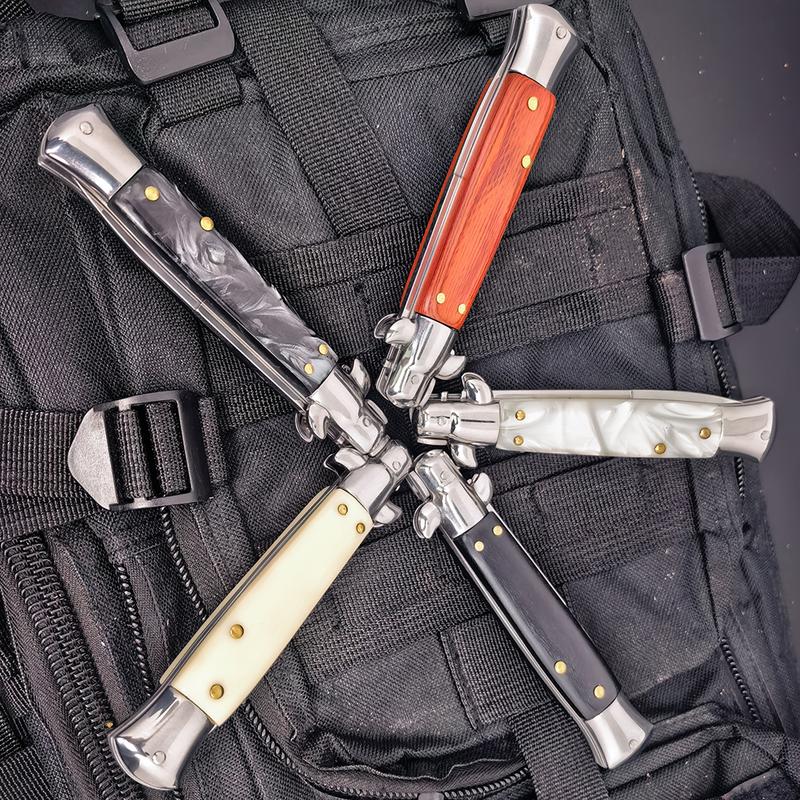 9-inch pocket knife, outdoor EDC folding knife, outdoor survival equipment, sharp blade, non slip handle, suitable for outdoor camping, fishing tools, barbecue and other purposes, holiday gifts for men and women 9-inch pocket knife, outdoor EDC folding knife, outdoor survival equipment, sharp blade, non slip handle, suitable for outdoor camping, fishing tools, barbecue and other purposes, holiday gifts for men and women