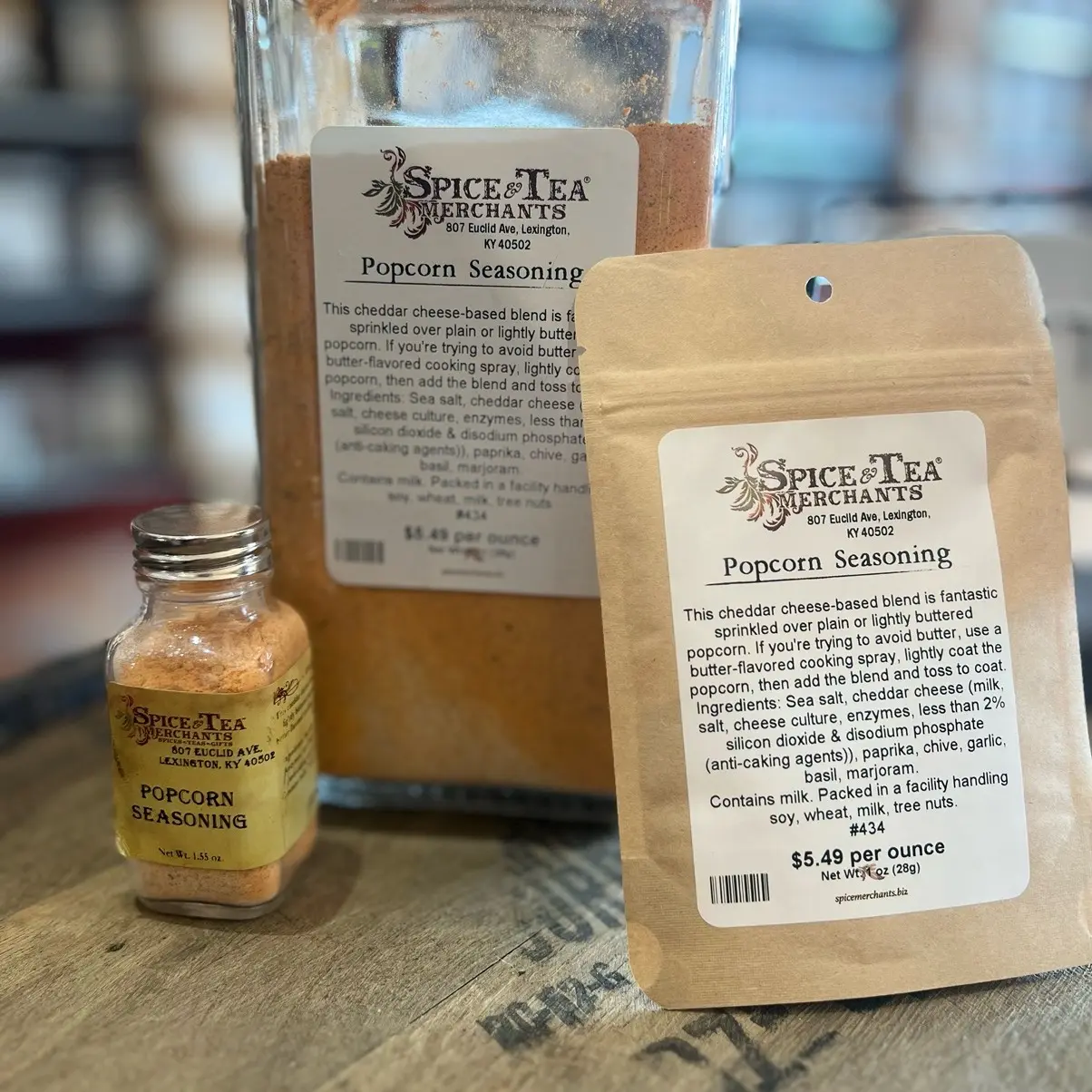 Cheesy Popcorn Seasoning Blend
