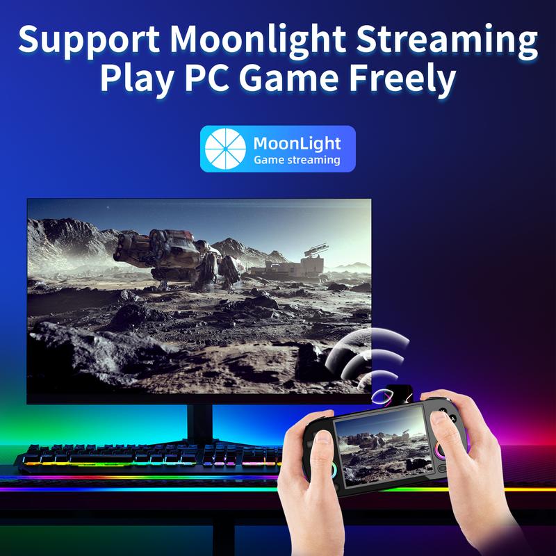 ANBERNIC RG40XXH Handheld Game Console 4.0-inch IPS Screen 640*480 Linux 64-bit System RG40XX H Retro Games Consoles Classic Emulator Holiday Gifts