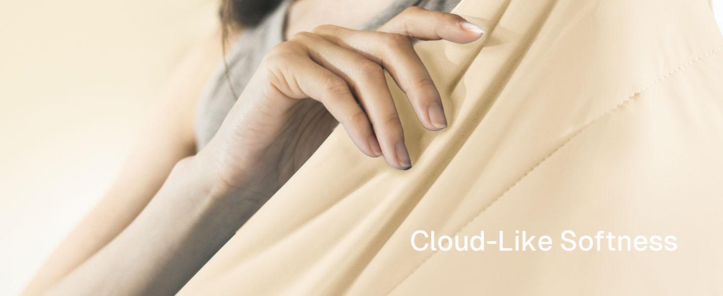 Cooling Summer Comforter! Machine-Washable Cooling Air-Conditioning Quilt, 2026Portable Storage Ice Silk Summer Duvet (Gray)