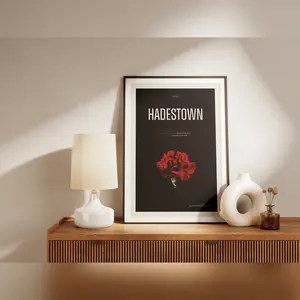 Hadestown Broadway Poster Matte Vertical Theatre Wall Art Vintage Collage Print