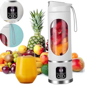 Best Mini Juicer Blender – 2-in-1 Ice Crusher & Smoothie Maker | Perfect for Liquid Diets, Fresh Juice, Shakes, Baby Food | USB Rechargeable & Easy to Clean | Great for Home, Office, Dorm, and Back-to-School Gifts cup portable vegetable