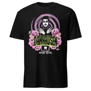 Danhausen Eternal Resthausen T-Shirt – Horror-Inspired Wrestling Graphic Tee, Retro Vintage Style Unisex Cotton Shirt, Perfect Gift for Pro Wrestling Fans